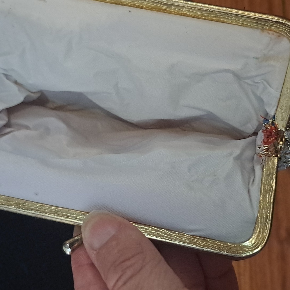 VINTAGE! Clutch and coin purse set - Picture 3 of 7